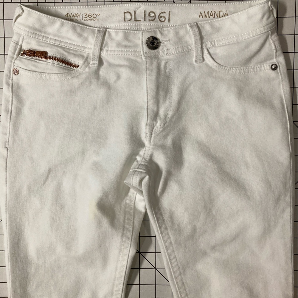 DL1961 Women’s Size‎ 28 White Amanda Skinny Jeans - Picture 2 of 11